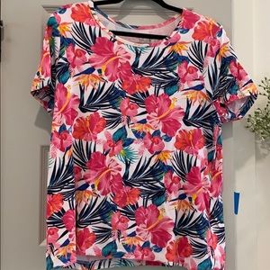 Hawaiian print T shirt